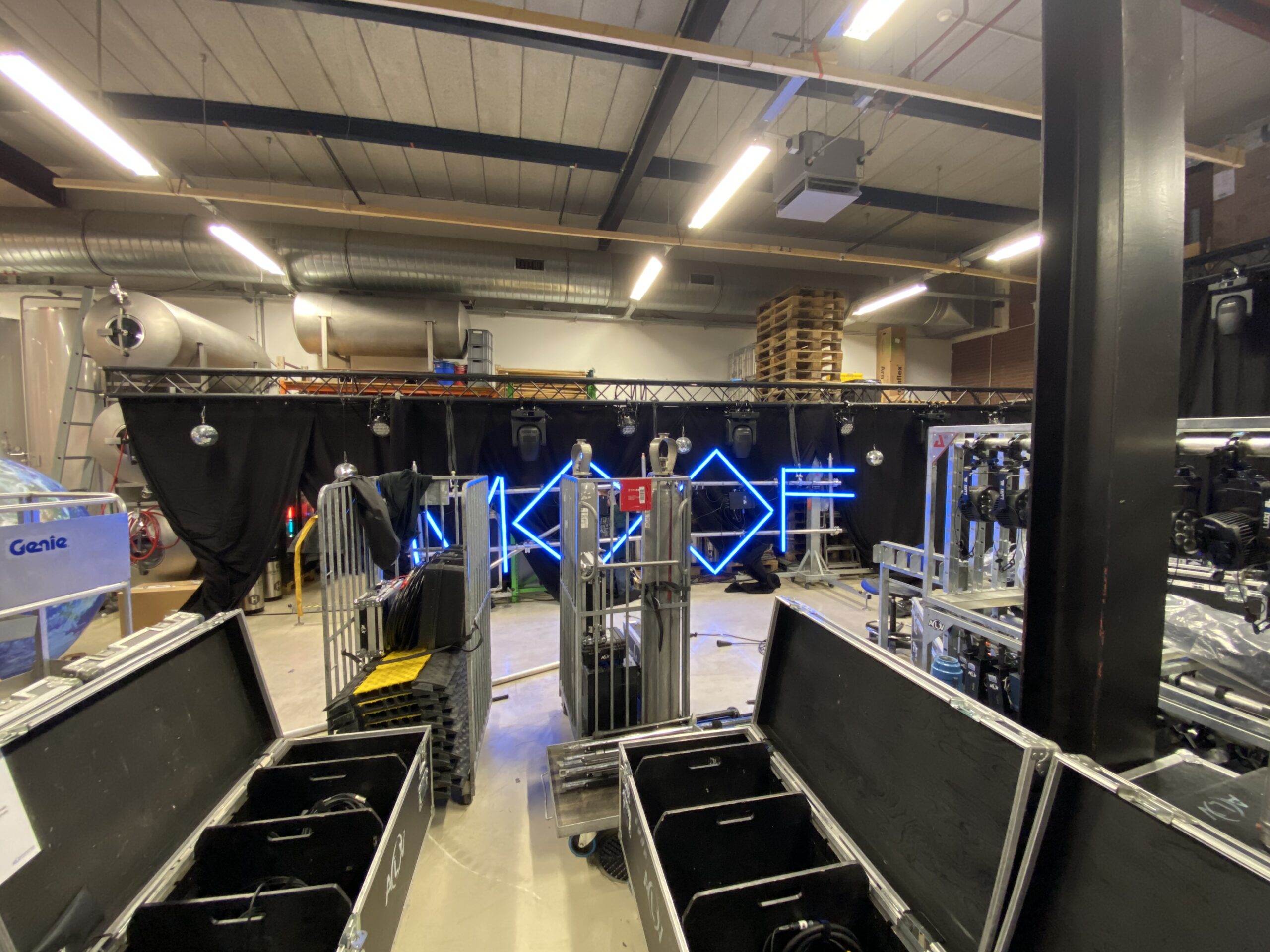 Glasbergen team aan het werk