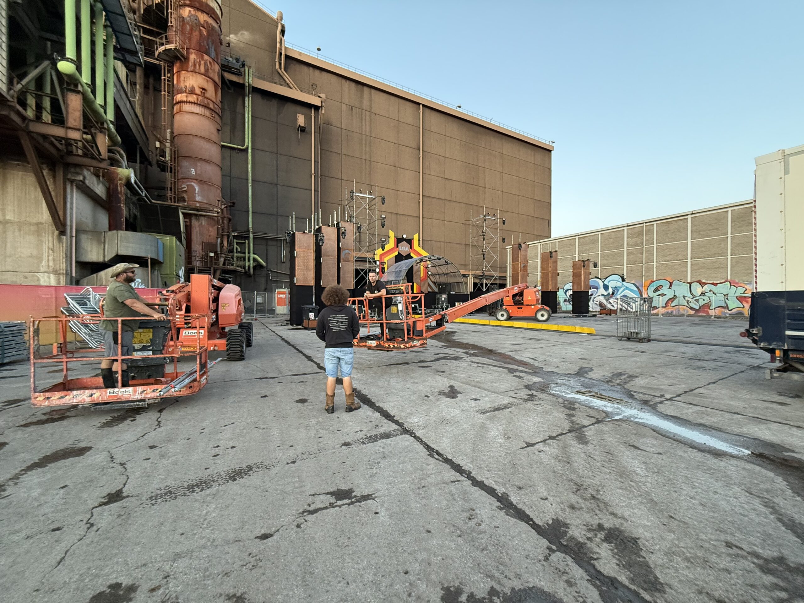 Technische productie opbouw